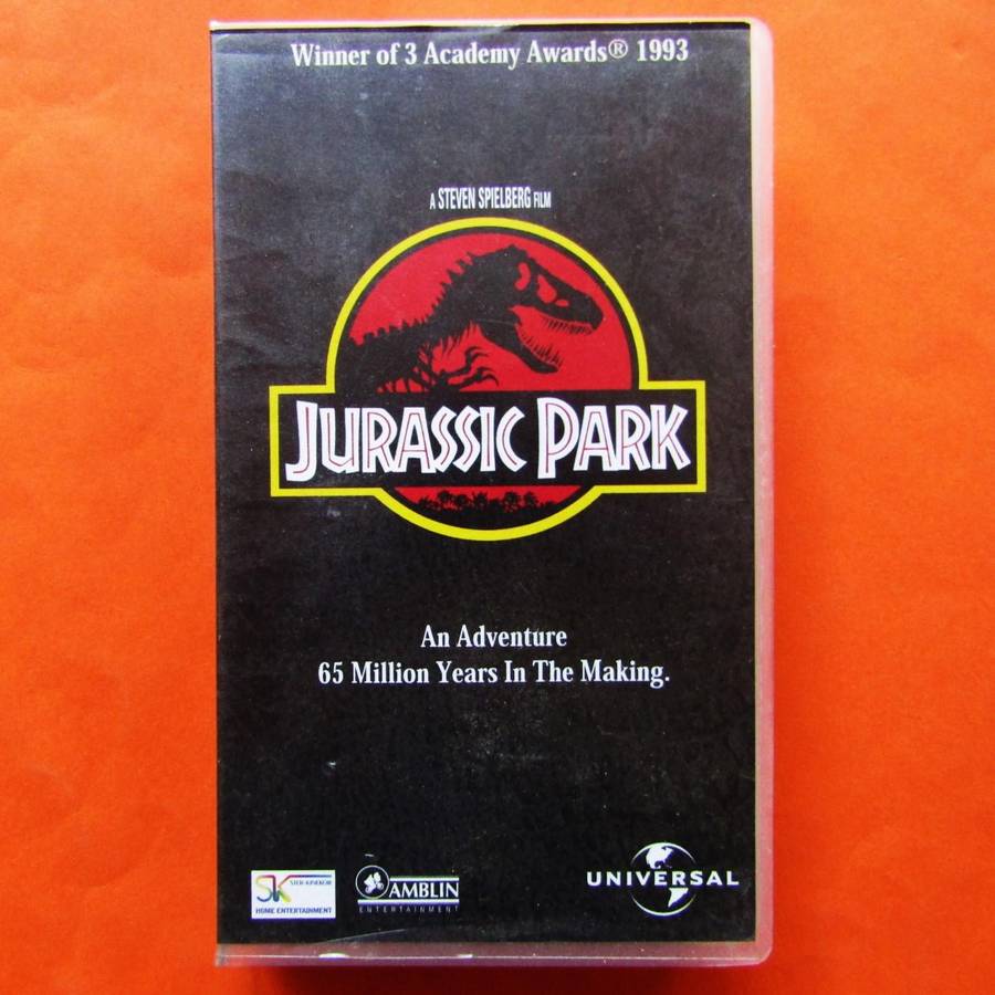 Jurassic Park - Steven Spielberg - Movie VHS Tape (1993)