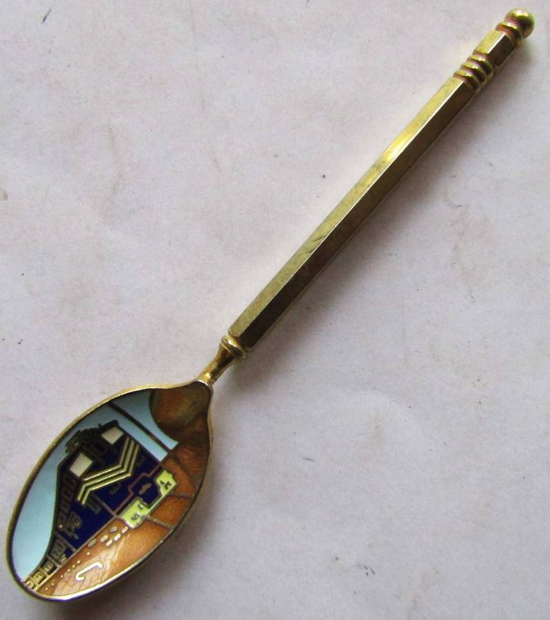 Old Blue Train Railway Spoon