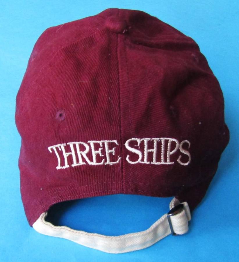 Old Three Ships Whisky Advertising Cap