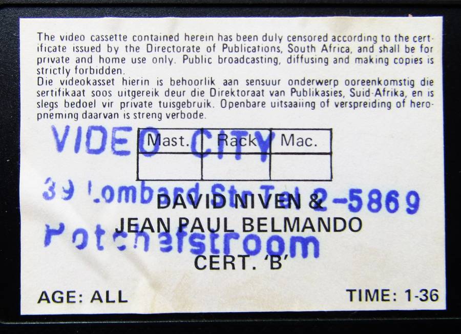 The Brain - David Niven - Movie VHS Tape