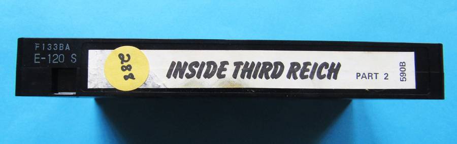 Inside the Third Reich - War Drama VHS Tape