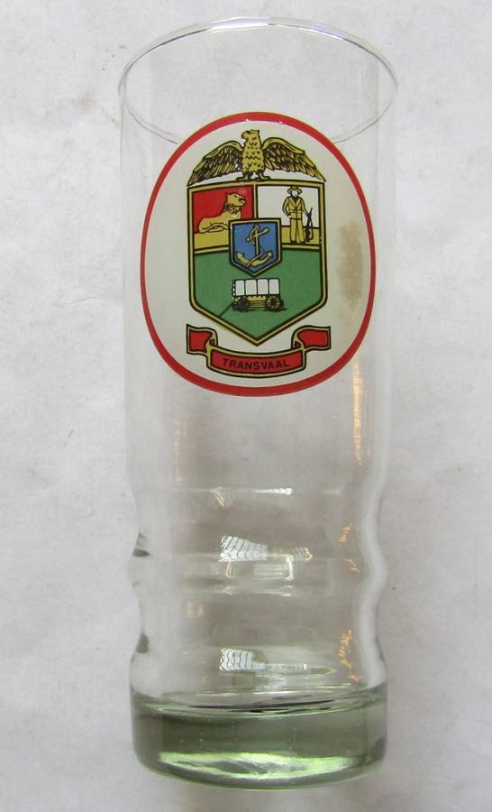 Old Transvaal Rugby Beer Glass