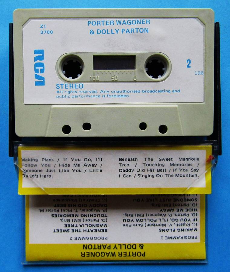 Porter Wagoner And Dolly Parton - Cassette Tape (1980)
