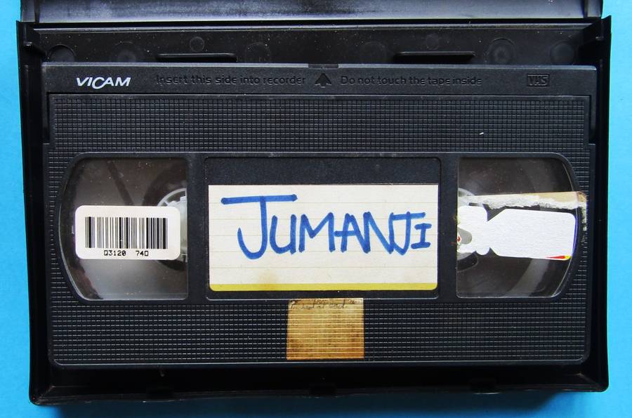 Jumanji - 3D Case - Movie VHS Tape (1995)