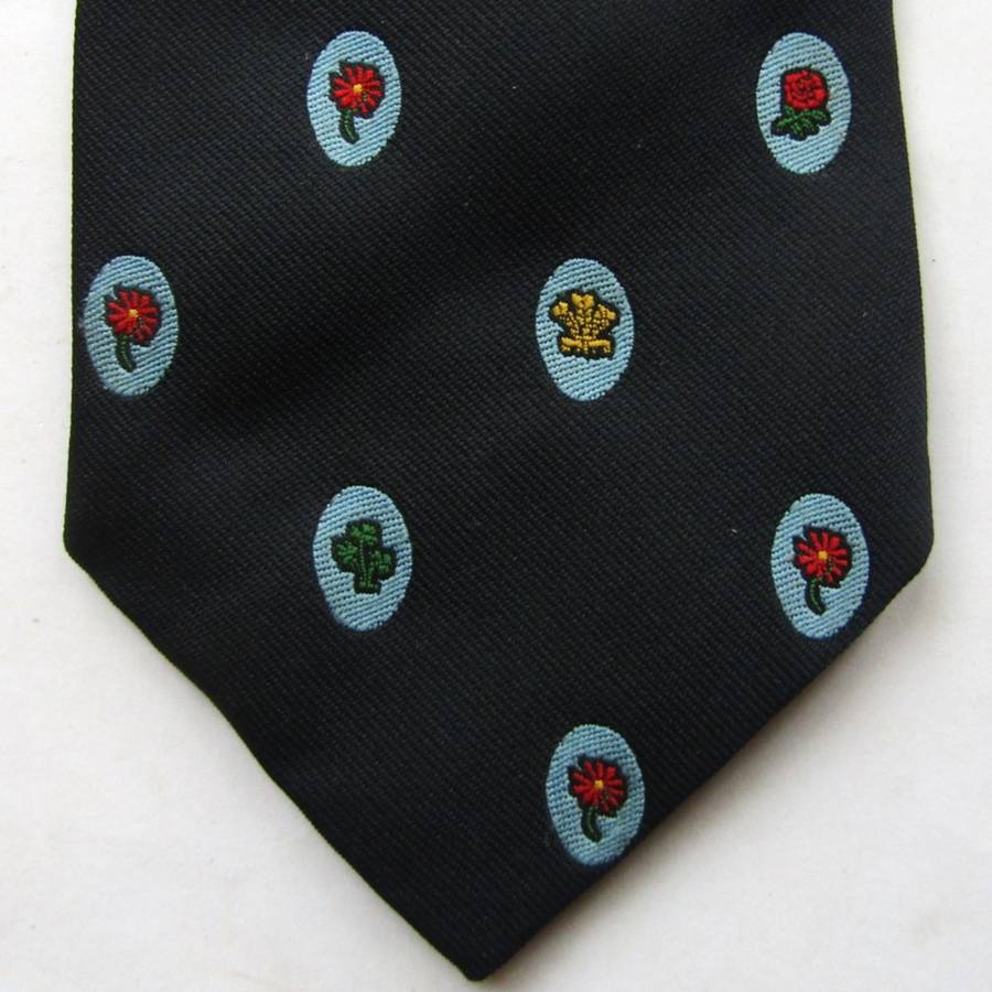 Old Noord Transvaal vs UK Home Nations Rugby Neck Tie