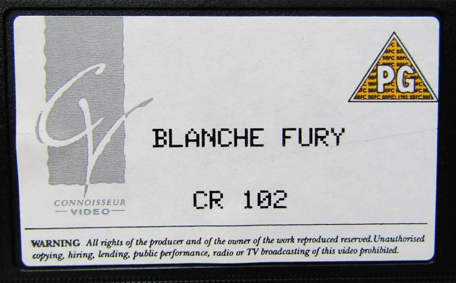 Blanche Fury - Movie VHS Tape