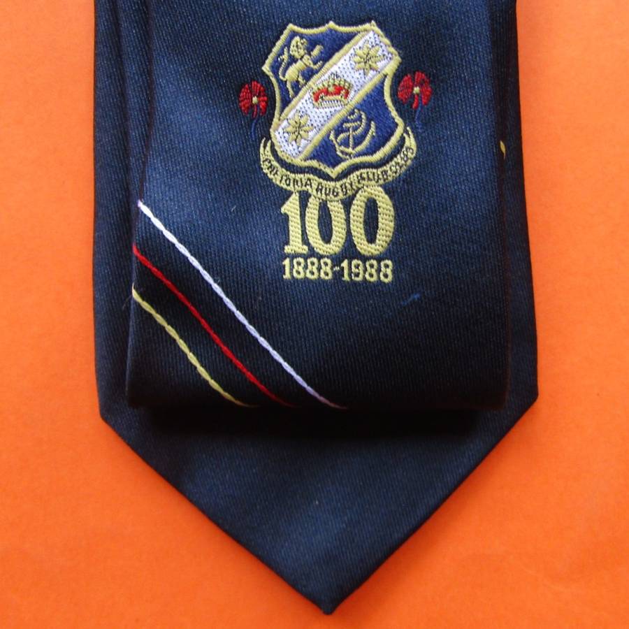 1988 Pretoria Rugby Club 100 Year Neck Tie