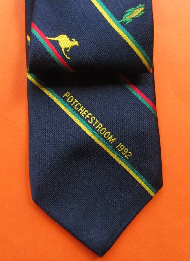 1992 Australia vs Wes Transvaal Rugby Neck Tie