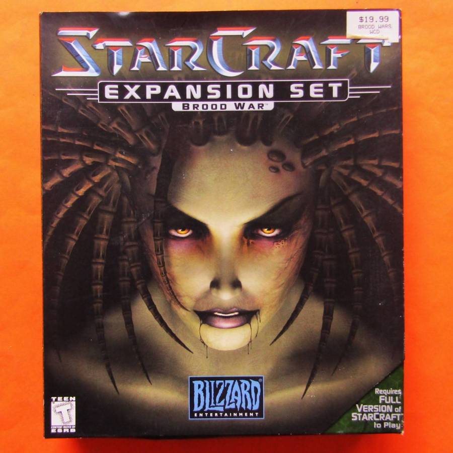 StarCraft: Brood War - Big Box PC Game (1999)