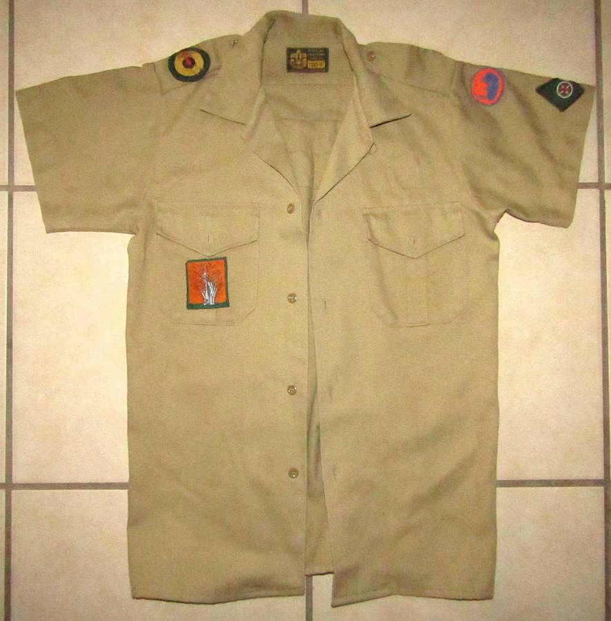 Old Scouts Shirt with Badges