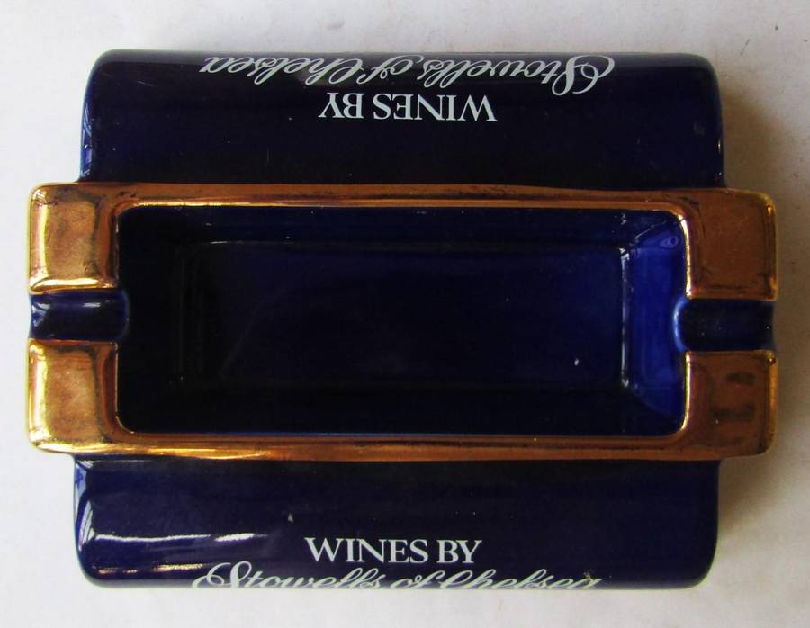 Old Wines by Stowells of Chelsea Advertising Ashtray