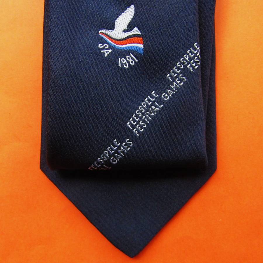 1981 SA Festival Games Neck Tie