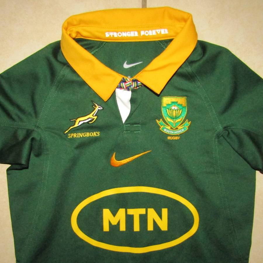 Old Nike Springbok Rugby Jersey - Kids XS Size