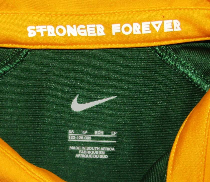 Old Nike Springbok Rugby Jersey - Kids XS Size