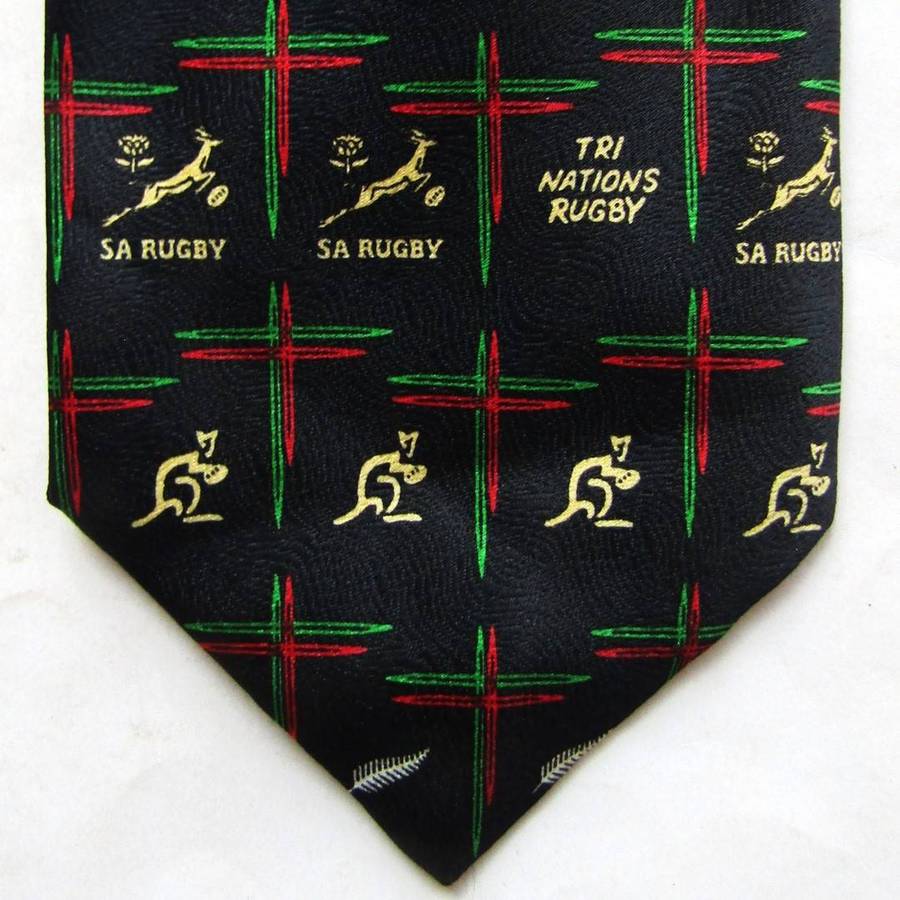 Old Tri Nations Rugby Neck Tie
