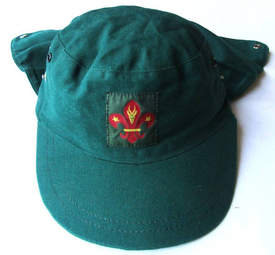 Old SA Boy Scouts Neck Flap Field Cap