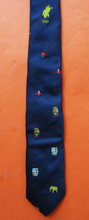 1985 Wes Transvaal Rugby Neck Tie