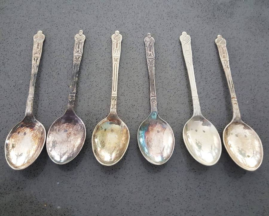 Lot of 6 EPNS Apostle Spoons