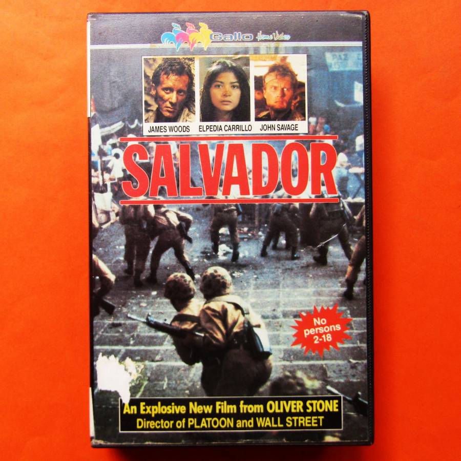 Salvador - Oliver Stone - Movie VHS Tape (1988)