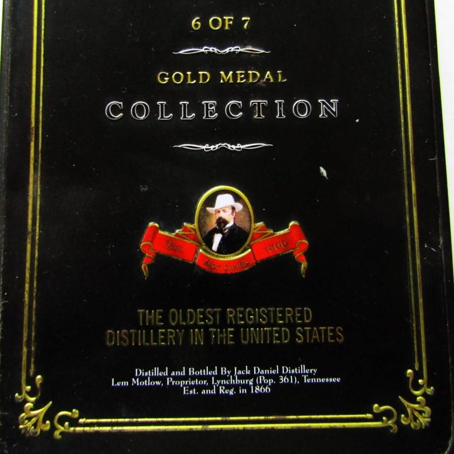 Old Jack Daniel's Gold Medal Collection Whiskey Tin