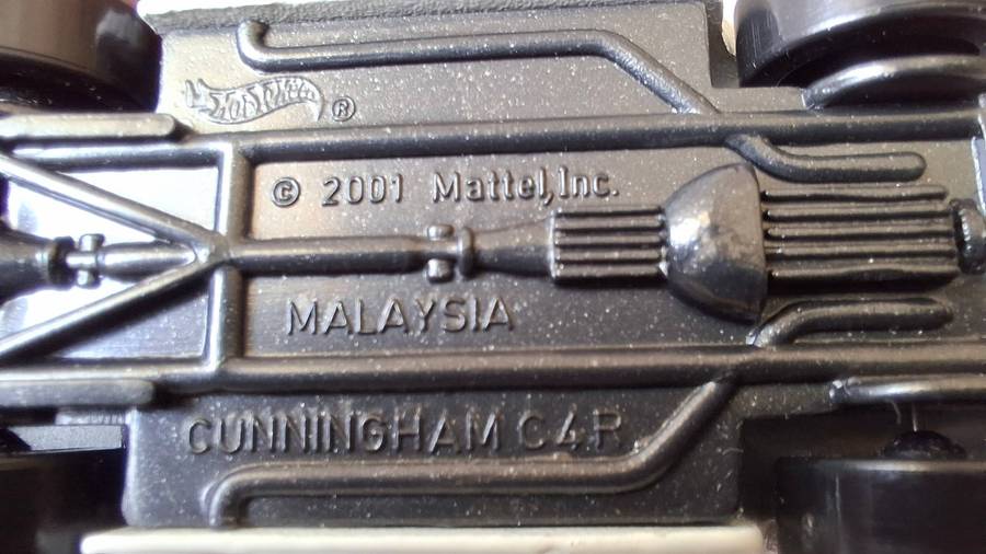 Hot Wheels Cunningham C4R 2001 Malaysia Die Cast Car