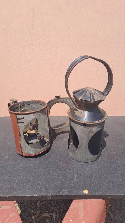 Vintage Railway original signal Lamp