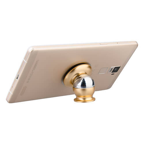 Magnetic holder for smartphone sublimation gold - compatible with various models BOBSHOP SPECIAL