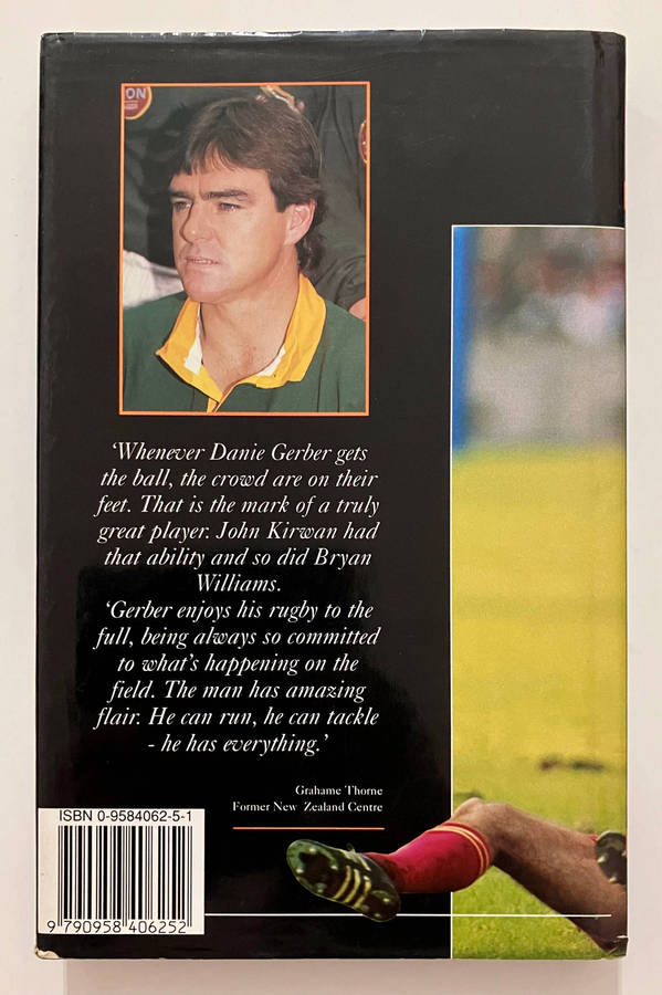Danie Gerber: Maestro of the Midfield - Chris Schoeman. SIGNED hardcover w dj, 1st Ed 1995