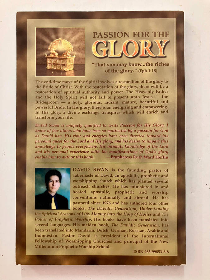 Passion for the Glory - David Swan. Softcover