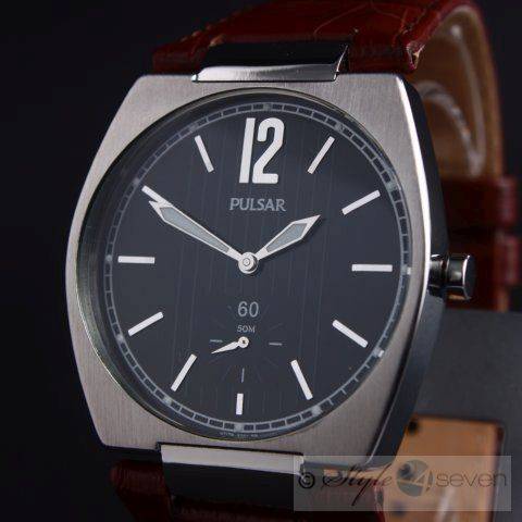 PULSAR - Authentic Branded Mens Leather Watch