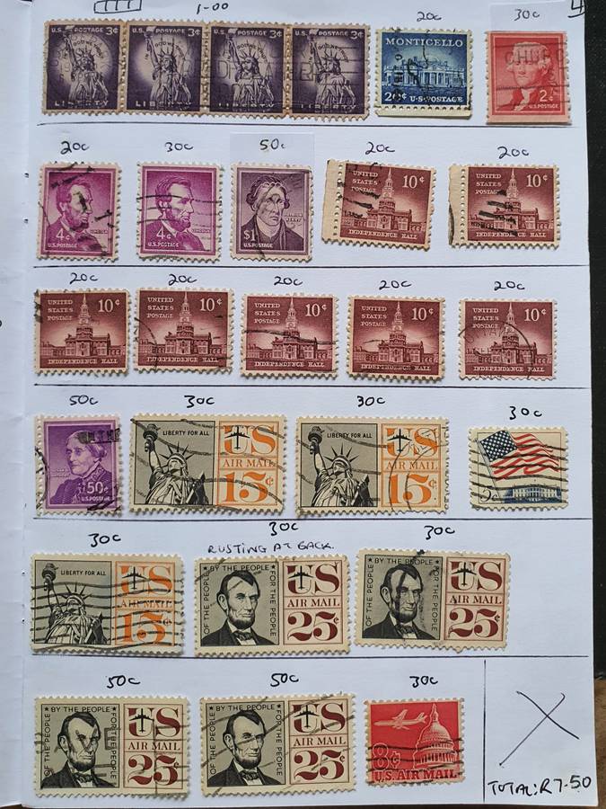 USA STAMP LOT