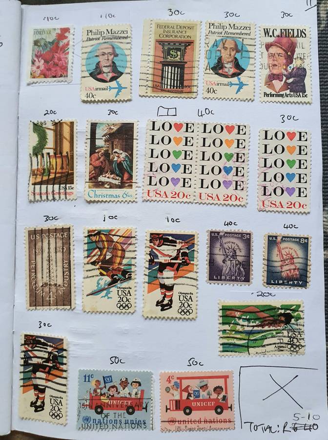 USA STAMP LOT