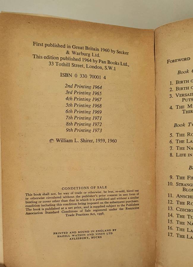 The Rise And Fall Of The Third Reich - W.Shirer