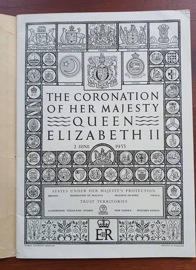 The Coronation Of Her majesty Queen Elizabeth 11 - Souvenir Programme
