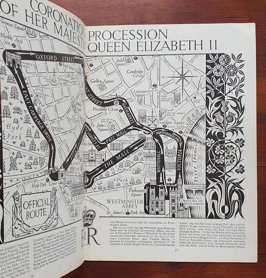 The Coronation Of Her majesty Queen Elizabeth 11 - Souvenir Programme