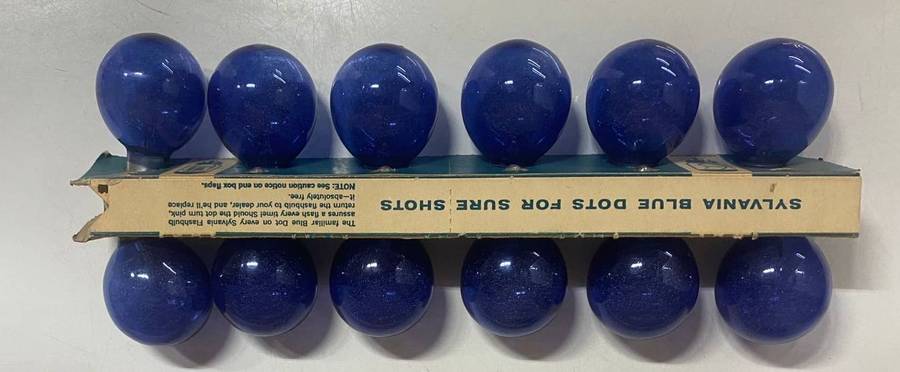 VERY RARE Sylvania Camera Flashbulbs