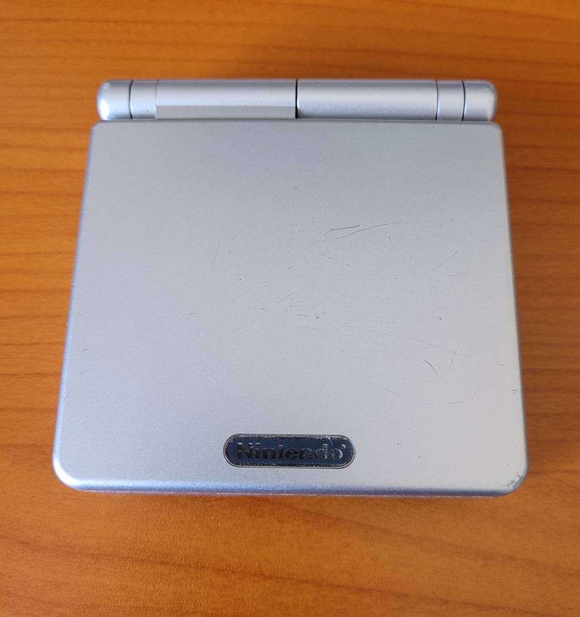 Nintendo Gameboy Advance SP Console - Platinum/Silver