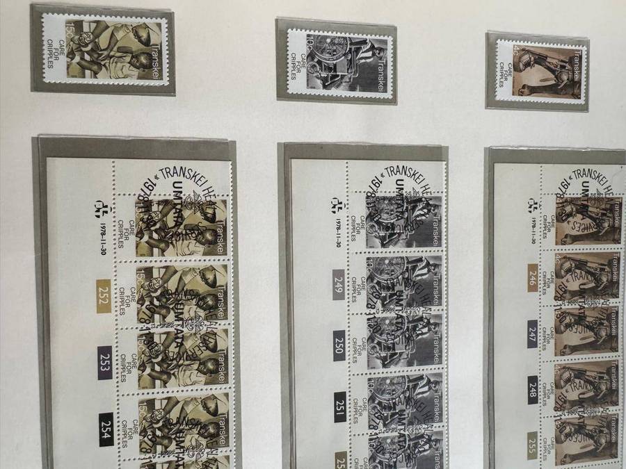 Transkei Stamp Album Preprinted