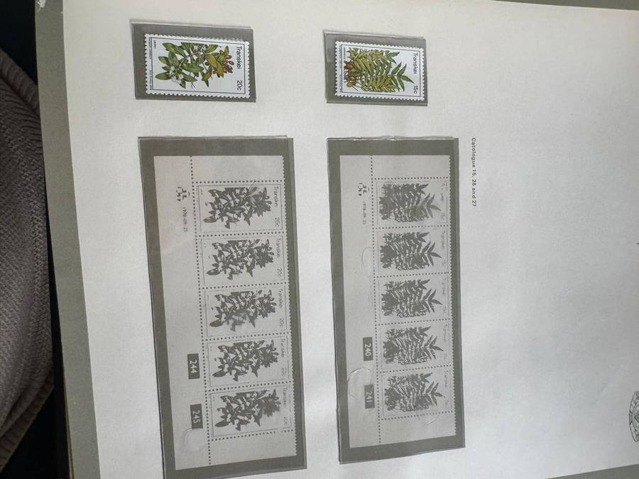 Transkei Stamp Album Preprinted