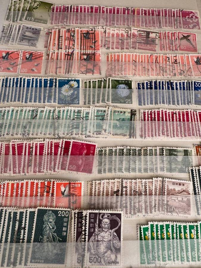 Canadian Stamp Album with 2 pages Japan