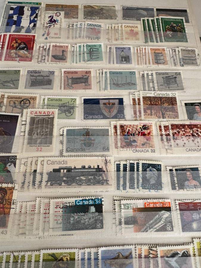 Canadian Stamp Album with 2 pages Japan