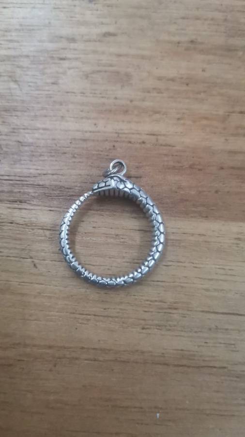 Silver Snake Pendant