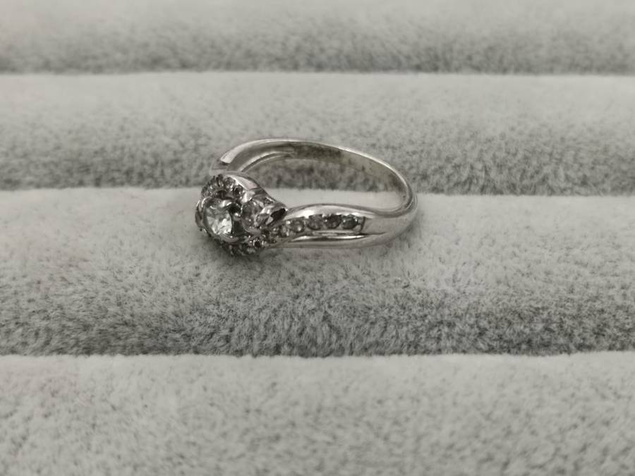 925Silver: Dazzling Ring - Multiple CZ - Size P