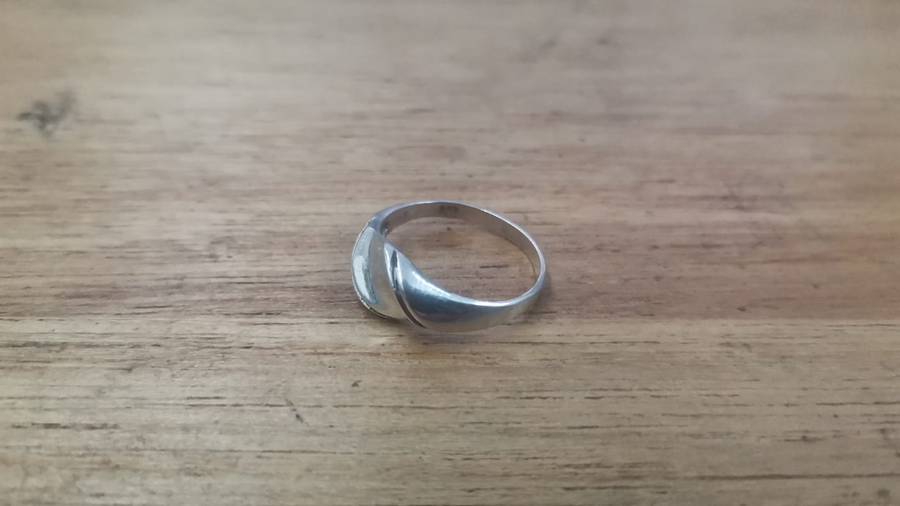 Wavy Silver Ring
