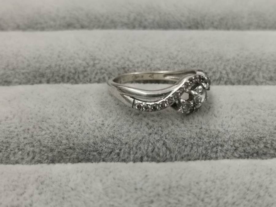 925Silver: Dazzling Ring - Multiple CZ - Size P