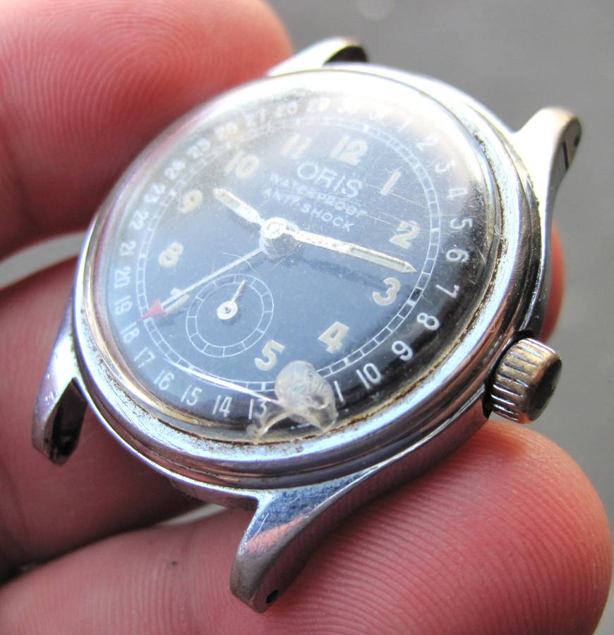 1980's ORIS Pointer Date manual wind men's/lady's watch