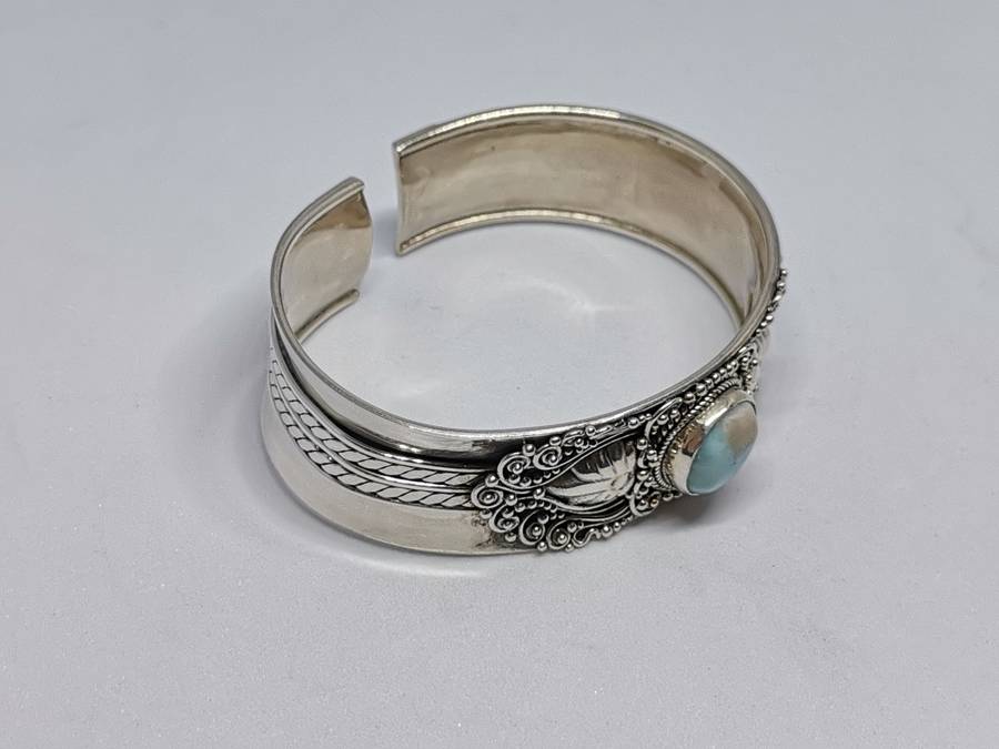 Stunning Bhoho Larimar Cuff