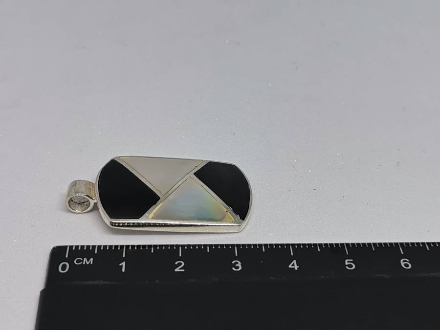 Silver Multi-Gemstone Pendant
