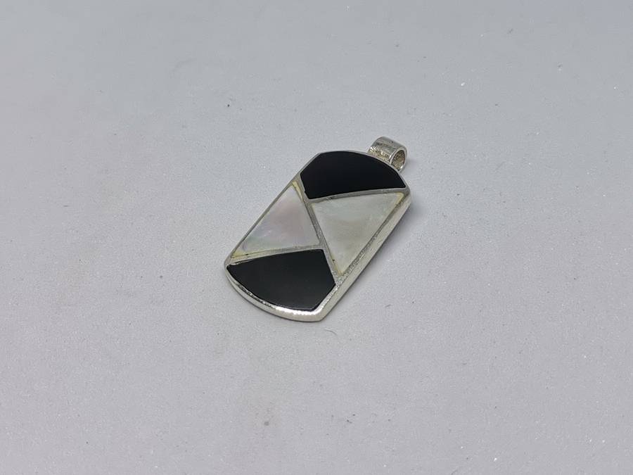 Silver Multi-Gemstone Pendant