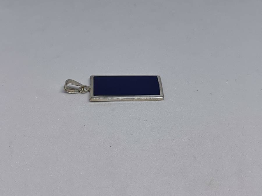 Silver Lapis Lazuli Pendant